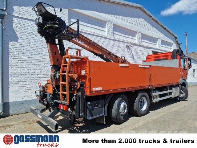 Mercedes-Benz Arocs 2545 L/6x2/4, Atlas Kran, 145.2-A19 VB, Flatbed / Dropside trucks