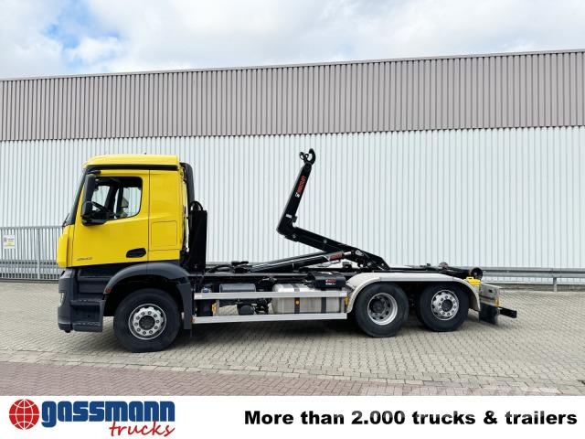 Mercedes-Benz Arocs 2642/48 L 6x2/42, Liftachse, Hiab 21S56 bis Camiões Ampliroll