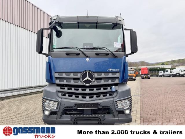 Mercedes-Benz Arocs 2642 6x4 mit Heckkran Atlas AK 186.3 V-2 Flatbed / Dropside trucks