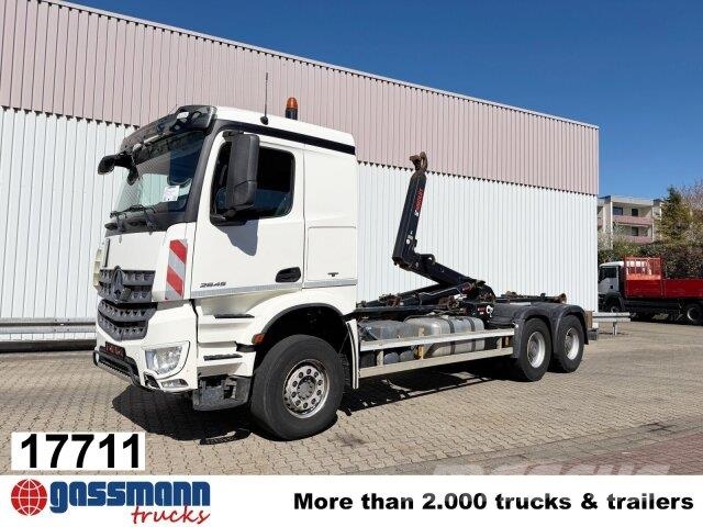 Mercedes-Benz Arocs 2645 6x4, Hiab Abrollkipper XR18S59 bis 7 m Camiões Ampliroll