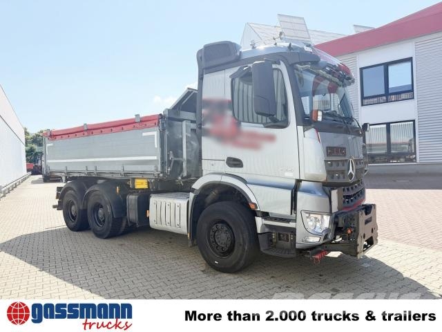 Mercedes-Benz Arocs 2651 K 6x4, Retarder, Widi, Alu-Bordwände, Savivarčių priekabų vilkikai