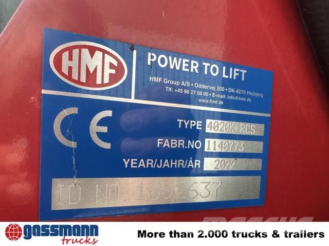 Mercedes-Benz Arocs 2653 6x4, Retarder, Kran HMF 4020-K6, Funk Sattelzugmaschinen