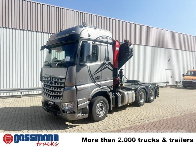 Mercedes-Benz Arocs 2653 6x4, Retarder, Kran HMF 4020-K6, Funk Sattelzugmaschinen