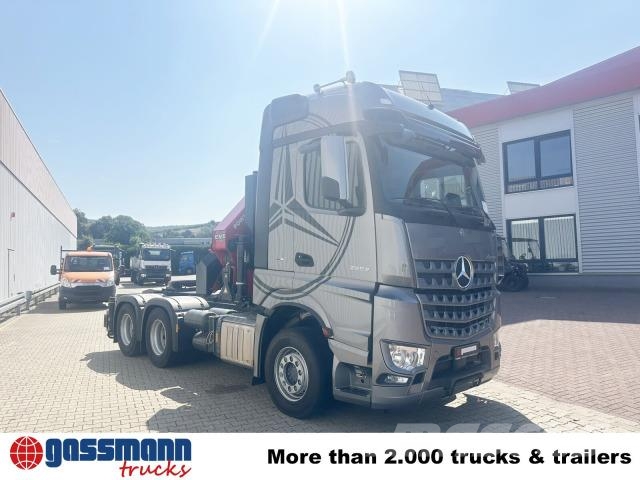 Mercedes-Benz Arocs 2653 6x4, Retarder, Kran HMF 4020-K6, Funk Sattelzugmaschinen