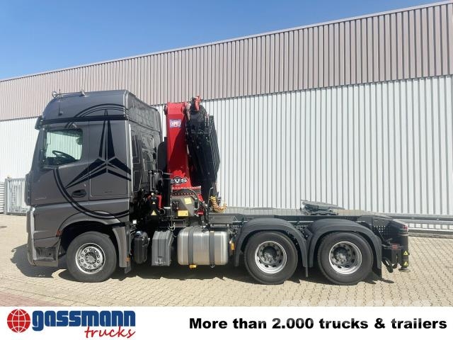 Mercedes-Benz Arocs 2653 6x4, Retarder, Kran HMF 4020-K6, Funk Sattelzugmaschinen