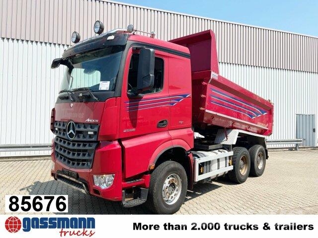 Mercedes-Benz Arocs 2658 K 6x4, Retarder, Stahlmulde ca. 11m³, 其他貨車