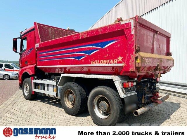 Mercedes-Benz Arocs 2658 K 6x4, Retarder, Stahlmulde ca. 11m³, 其他貨車