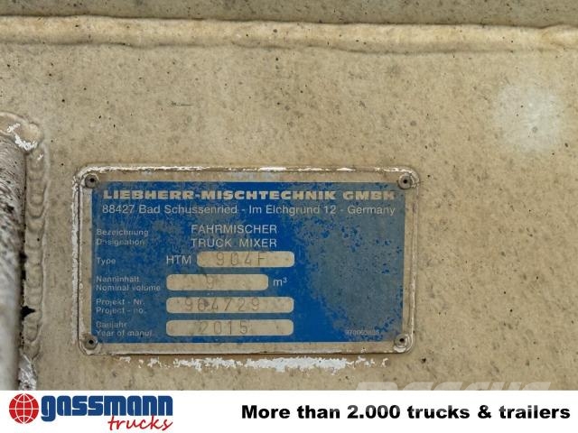 Mercedes-Benz Arocs 3240 8x4,Betonmischer Liebherr HTM 904F 9m³ 其他貨車