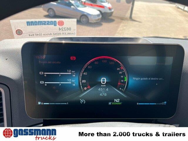 Mercedes-Benz Arocs 3240 8x4, Meiller 3-Seiten Kipper, ca. 14m³ 덤프 트럭