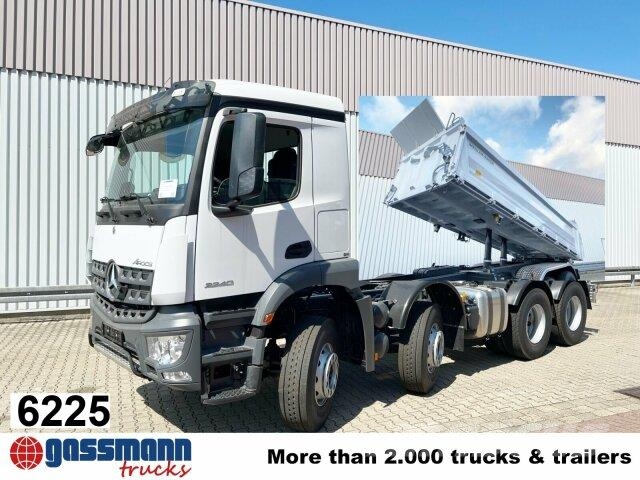 Mercedes-Benz Arocs 3240 8x4, Meiller 3-Seiten Kipper, ca. 14m³ 덤프 트럭