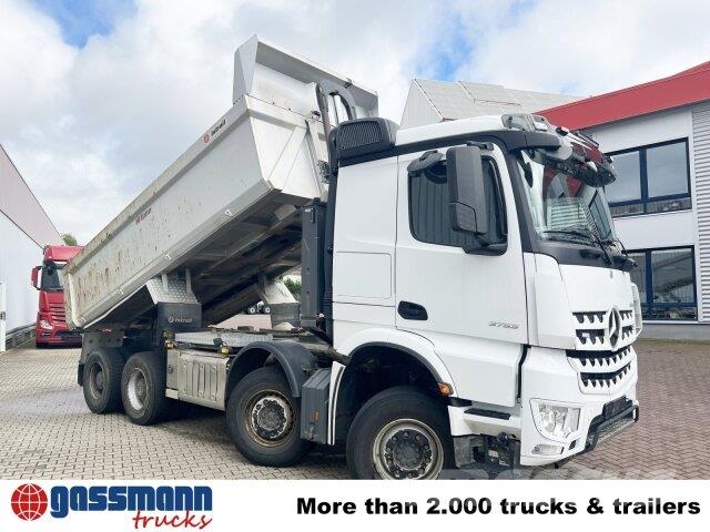 Mercedes-Benz Arocs 3253 K 8x4/4, Retarder, Stahlmulde ca. 其他貨車