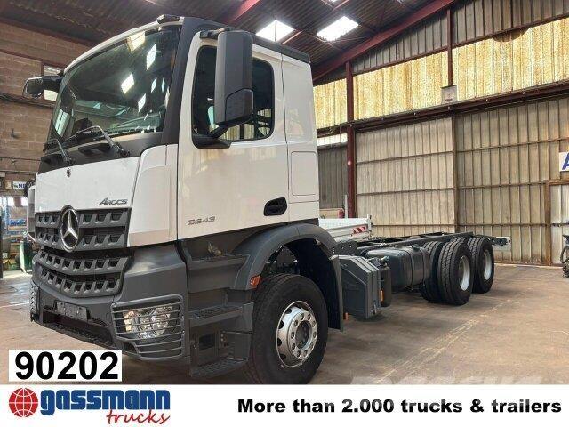 Mercedes-Benz Arocs 3343 K 6x4, Nebenantrieb NMV oder Шасі з кабіною