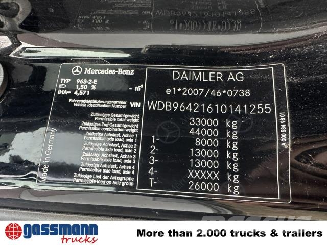 Mercedes-Benz Arocs 3345 K 6x4, Heckkran Hiab Jonsered 1300RS79, 덤프 트럭