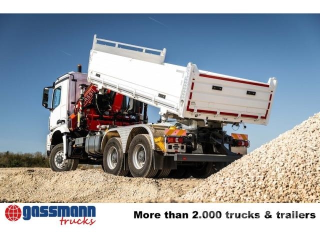 Mercedes-Benz Arocs 3348 AK 6x6, Kran Fassi F255A.2.24, Kipper