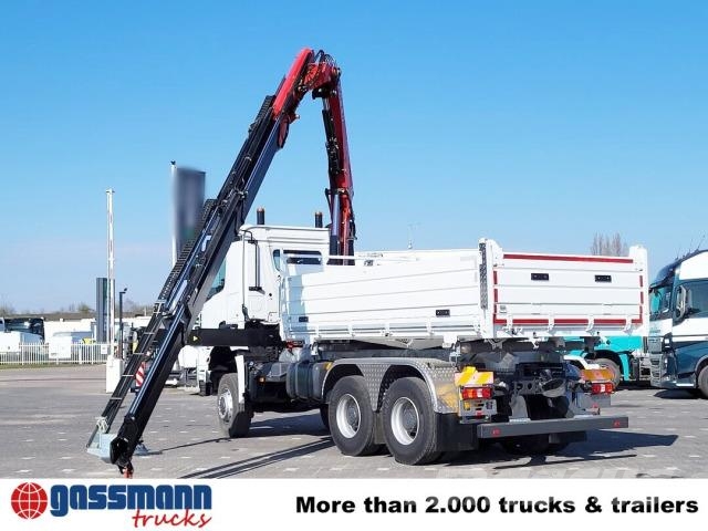 Mercedes-Benz Arocs 3348 AK 6x6, Kran Fassi F255A.2.24, Kipper