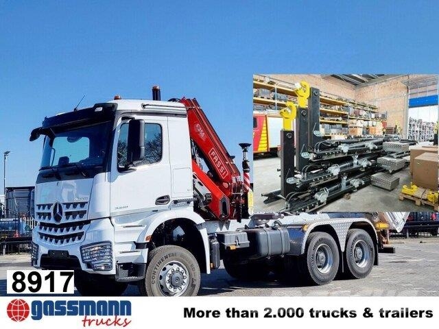 Mercedes-Benz Arocs 3348 AK 6x6, Kran Fassi F255A.2.24, Камиони с кран с кука