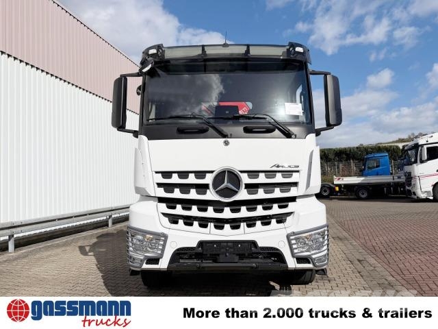 Mercedes-Benz Arocs 3348 K 6x4, Kran Fassi F255A.2.24, 덤프 트럭