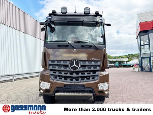 Mercedes-Benz Arocs 3351 LS 6x6, Kran Epsilon S260Z96, Sadulveokid