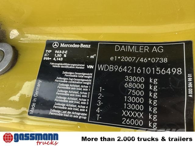 Mercedes-Benz Arocs 3363 K 6x4, Grounder, Kipper