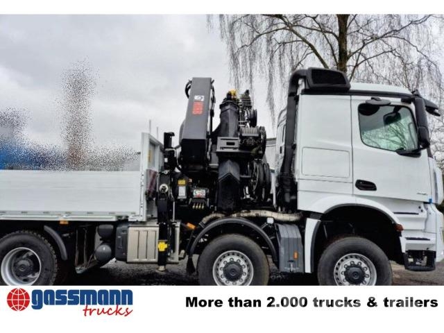 Mercedes-Benz Arocs 41451 AK 8x8/4 Hiab Kran 548 E 8 Jib 150 Lava-kuorma-autot