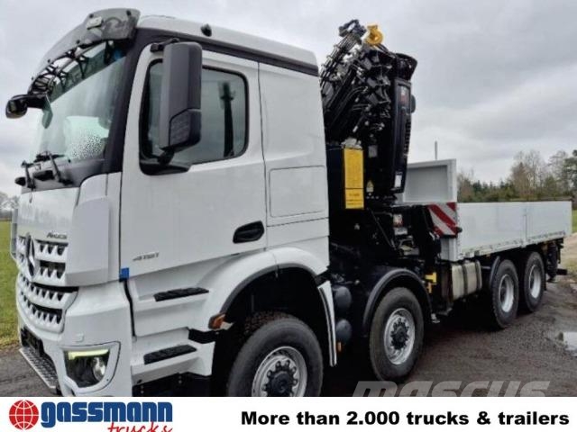 Mercedes-Benz Arocs 41451 AK 8x8/4 Hiab Kran 548 E 8 Jib 150 Lava-kuorma-autot