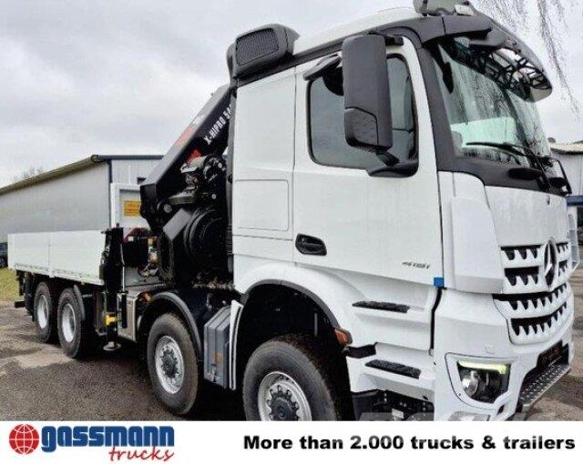 Mercedes-Benz Arocs 41451 AK 8x8/4 Hiab Kran 548 E 8 Jib 150 Lava-kuorma-autot