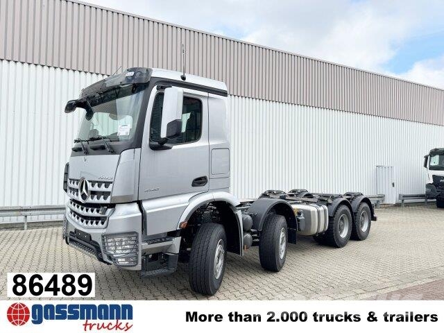Mercedes-Benz Arocs 4148 K 8x4/4, Turbo-Retarder-Kupplung, Chassis Cab trucks