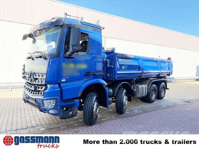 Mercedes-Benz Arocs 4148 K 8x4/4, Grounder, Retarder, Bordmatik 덤프 트럭