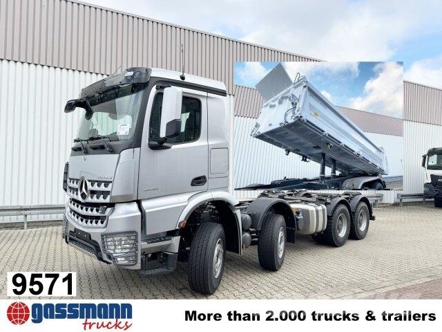 Mercedes-Benz Arocs 4148 K 8x4/4, Turbo-Retarder-Kupplung, 傾卸式卡車