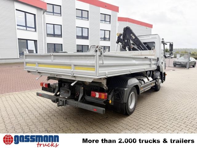 Mercedes-Benz Atego 1018 K 4x2, 2x AHK, Kran Hiab 055 DS-1 Duo Tipper trucks