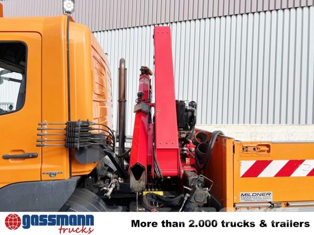 Mercedes-Benz Atego 1023 L 4x2 mit Kran Fassi F85B.0.21 Flatbed / Dropside trucks