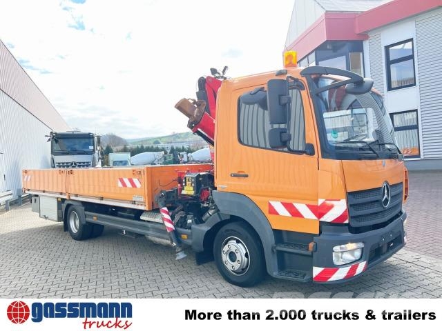 Mercedes-Benz Atego 1023 L 4x2 mit Kran Fassi F85B.0.21 Flatbed / Dropside trucks