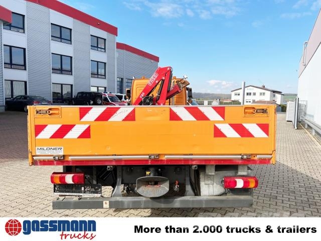 Mercedes-Benz Atego 1023 L 4x2 mit Kran Fassi F85B.0.21 Flatbed / Dropside trucks