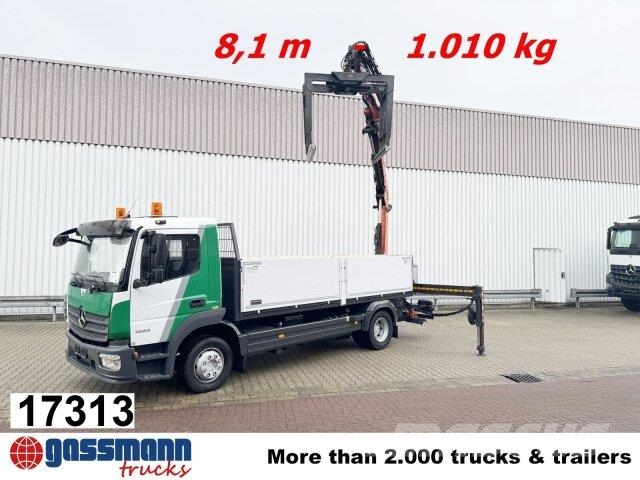 Mercedes-Benz Atego 1223 L 4x2 mit Heckkran Atlas 88.3-A2L, Funk Flatbed / Dropside trucks