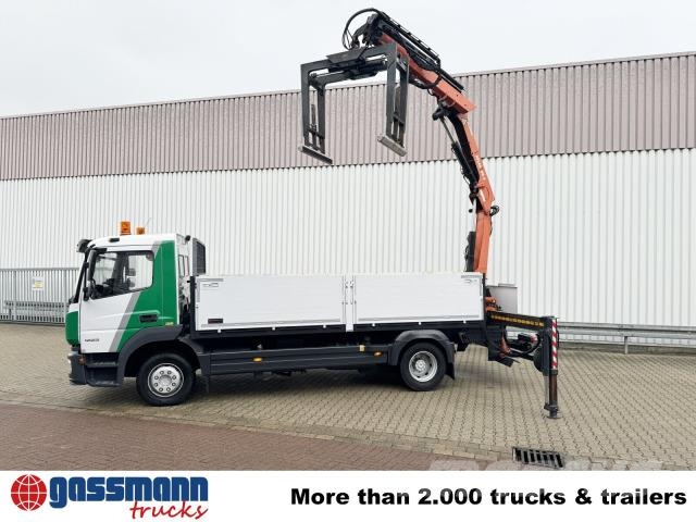 Mercedes-Benz Atego 1223 L 4x2 mit Heckkran Atlas 88.3-A2L, Funk Flatbed / Dropside trucks