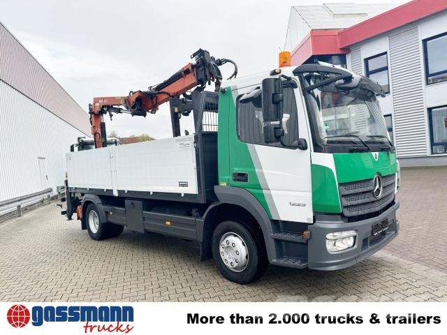 Mercedes-Benz Atego 1223 L 4x2 mit Heckkran Atlas 88.3-A2L, Funk Flatbed / Dropside trucks