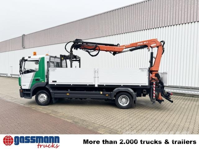 Mercedes-Benz Atego 1223 L 4x2 mit Heckkran Atlas 88.3-A2L, Funk Flatbed / Dropside trucks