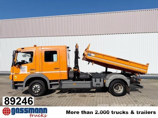 Mercedes-Benz Atego 1224 4x2 Doka, EEV, Kran Palfinger PC2700 B, 傾卸式卡車