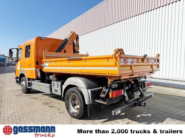 Mercedes-Benz Atego 1224 4x2 Doka, EEV, Kran Palfinger PC2700 B, 傾卸式卡車