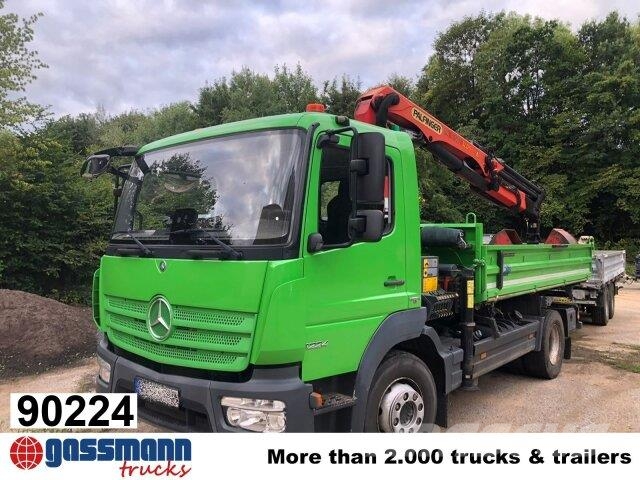 Mercedes-Benz Atego 1224 4x2, Kran Palfinger PK 9.501, Funk شاحنات قلابة