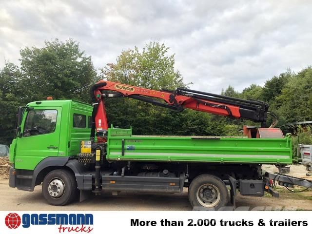 Mercedes-Benz Atego 1224 4x2, Kran Palfinger PK 9.501, Funk شاحنات قلابة