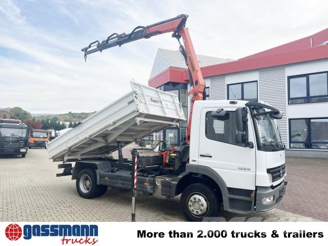 Mercedes-Benz Atego 1224 KK 4x2, 2x AHK, Kran Palfinger PK8501 傾卸式卡車