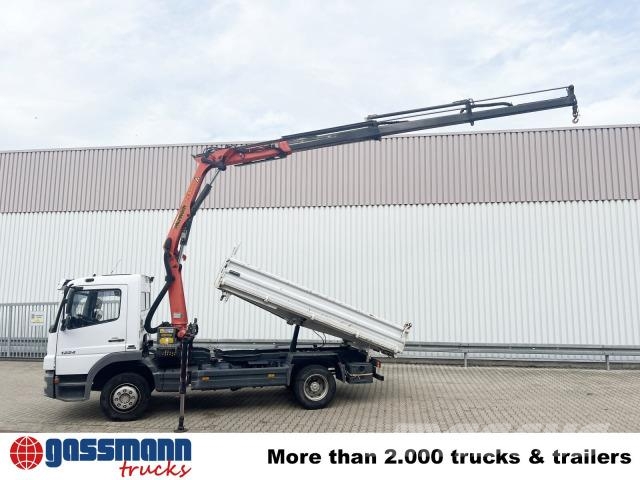 Mercedes-Benz Atego 1224 KK 4x2, 2x AHK, Kran Palfinger PK8501 傾卸式卡車