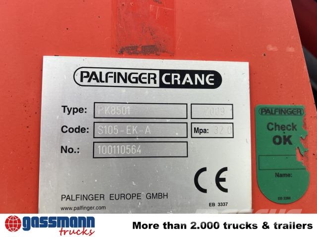 Mercedes-Benz Atego 1224 KK 4x2, 2x AHK, Kran Palfinger PK8501 傾卸式卡車