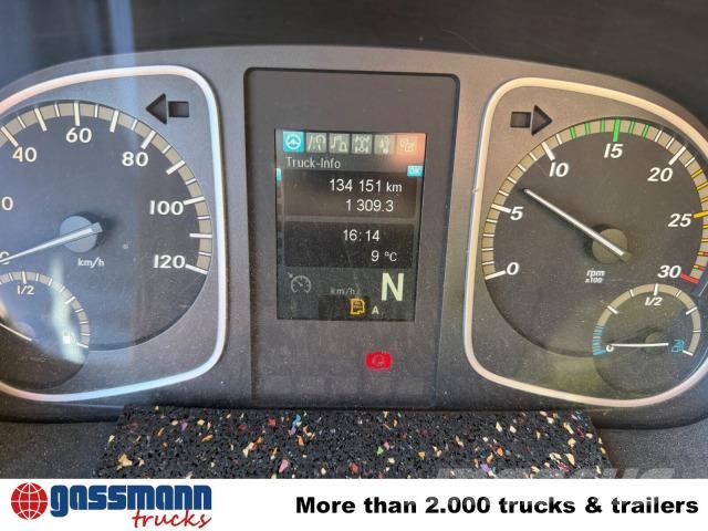 Mercedes-Benz Atego 1323 A 4x4, Heckkran Hiab 055 B-2 CL, 2x AHK Flatbed / Dropside trucks