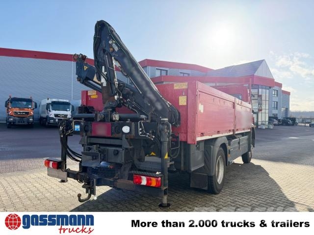 Mercedes-Benz Atego 1323 A 4x4, Heckkran Hiab 055 B-2 CL, 2x AHK Flatbed / Dropside trucks