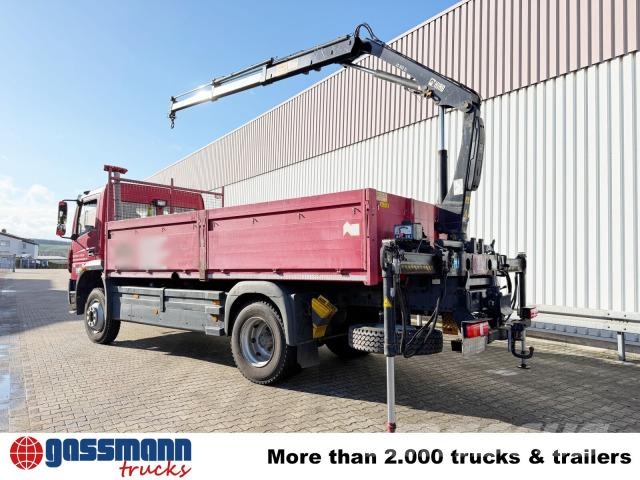 Mercedes-Benz Atego 1323 A 4x4, Heckkran Hiab 055 B-2 CL, 2x AHK Flatbed / Dropside trucks