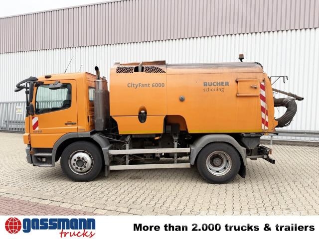 Mercedes-Benz Atego 1518 LK 4x2, Kehrmaschine Bucher CityFant Lakaisukoneet