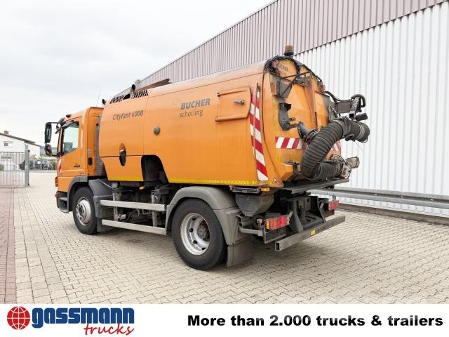 Mercedes-Benz Atego 1518 LK 4x2, Kehrmaschine Bucher CityFant Lakaisukoneet