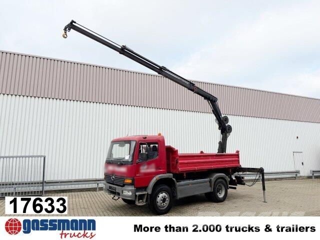 Mercedes-Benz Atego 1523 AK 4x4, Heckkran Hiab 085-3, 傾卸式卡車